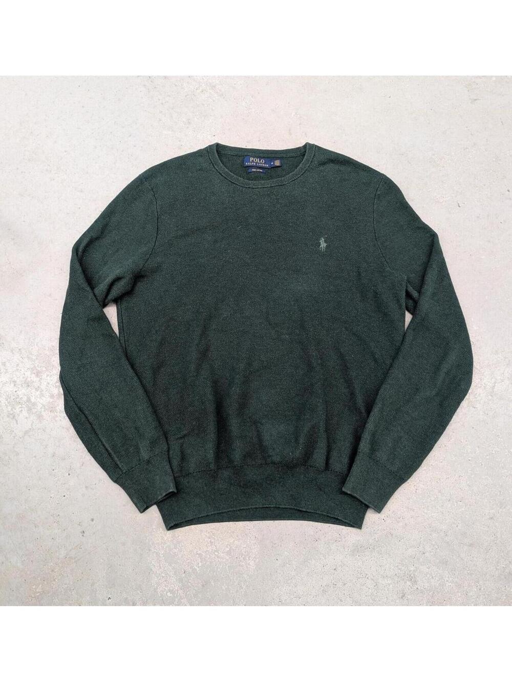 Polo Ralph Lauren Forest Green Prima Cotton Sweater